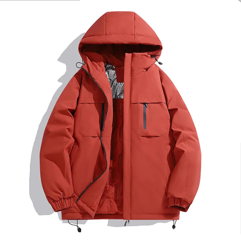 2025 New Winter Jacket Men Women Windproof Waterproof Jacket Outdoor Warm Parkas Coat Plus Size Men's Clothing Man Winter Jacket