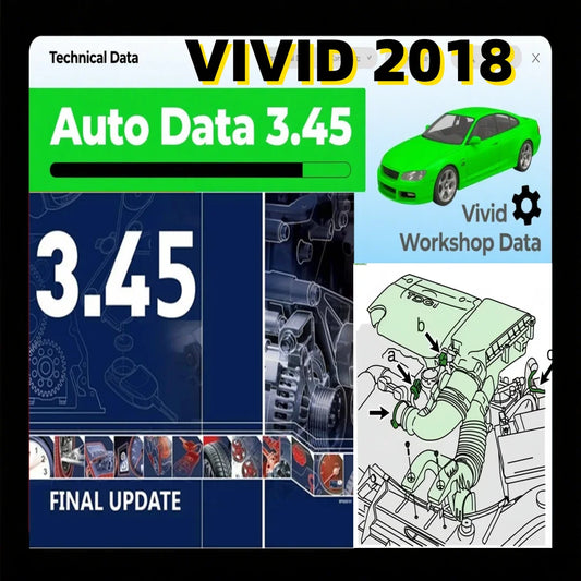 2025 Hot Auto repair software Vivid Workshop 2018 or autodata 3.45 DATA Europe Automotive Diagnostic tools haynes pro French