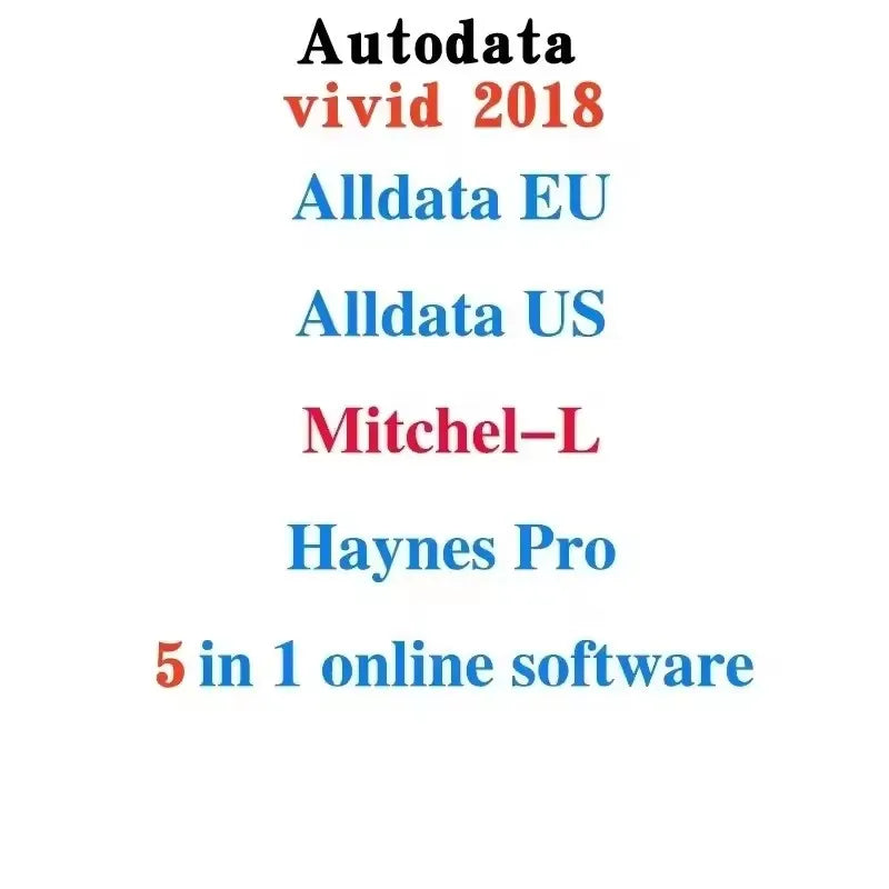 2025 Hot Alldata 10.53 Software Autodata 3.45 Auto+com V2021.11 Delphis R3 ATSG Vivid 2018 ElsaWin 6.0 Haynes Pro Vivid 2018