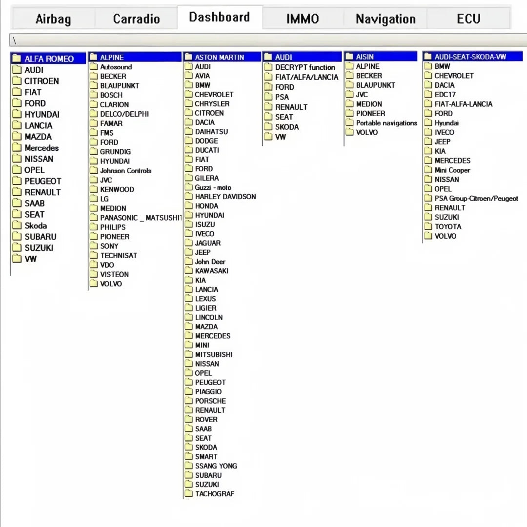 2025 Hot Sale NYO 4.0 Full Database Auto Repair Software Radio unlock dashboard recalibratio IMMO Navigation NYO 4.0 Calculator