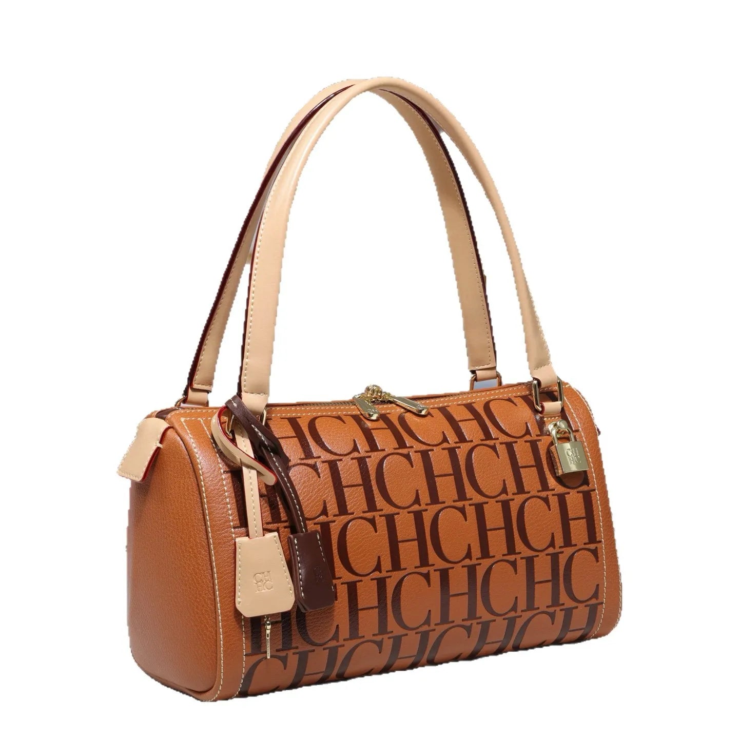 2025 Carolina Herrera Style Women's Bag High-end Shoulder Bag Boston Pillow Bag Classic Letter Handbag