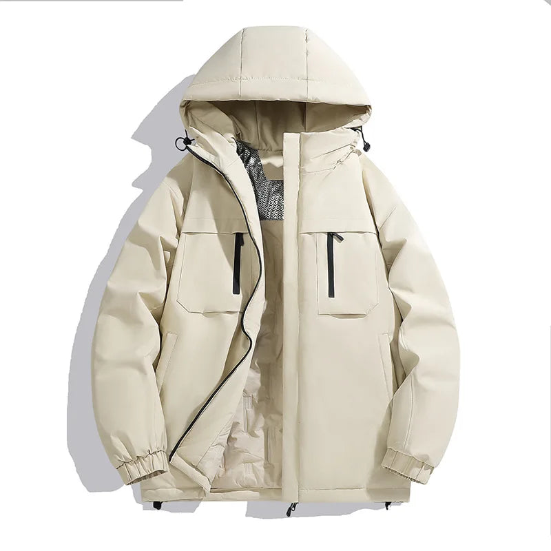 2025 New Winter Jacket Men Women Windproof Waterproof Jacket Outdoor Warm Parkas Coat Plus Size Men's Clothing Man Winter Jacket