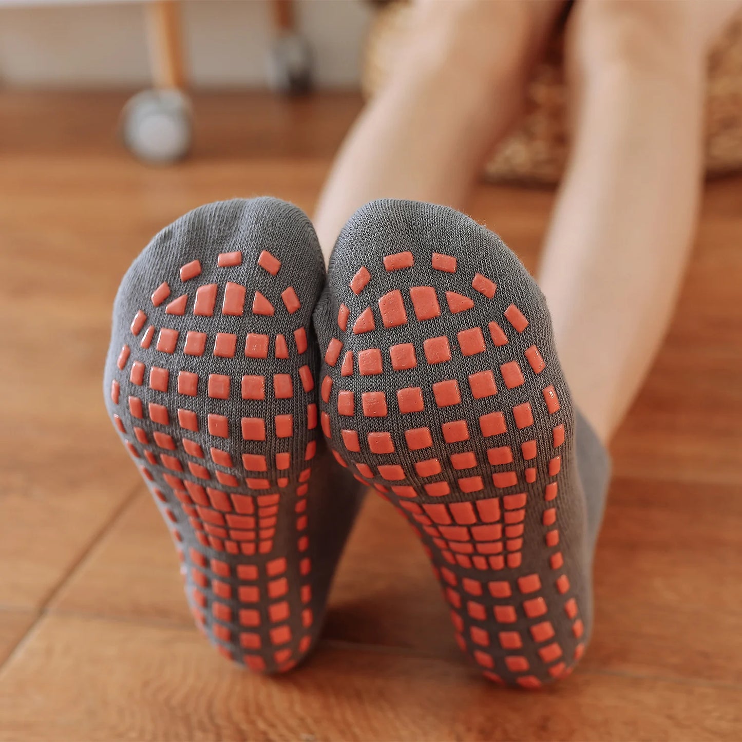 6/12 Pairs Kids Adults Anti-Slip Socks Parent-Child Trampoline Cotton Socks Elasticity Sports Boys Girls Outside Children Socks