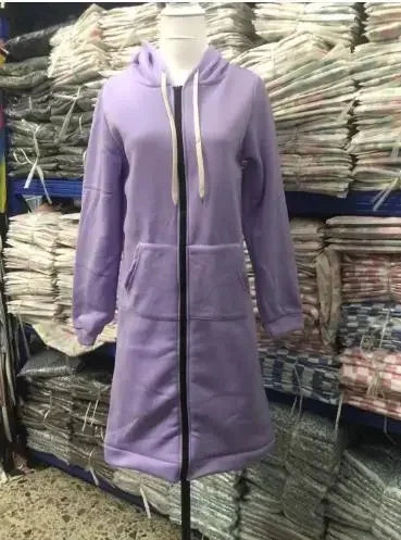 Women's Long Sleeve Hoodie Jacket Autumn Winter Outerwear Loose Fit Comfortable Warm Pullover Coat from Mainland China