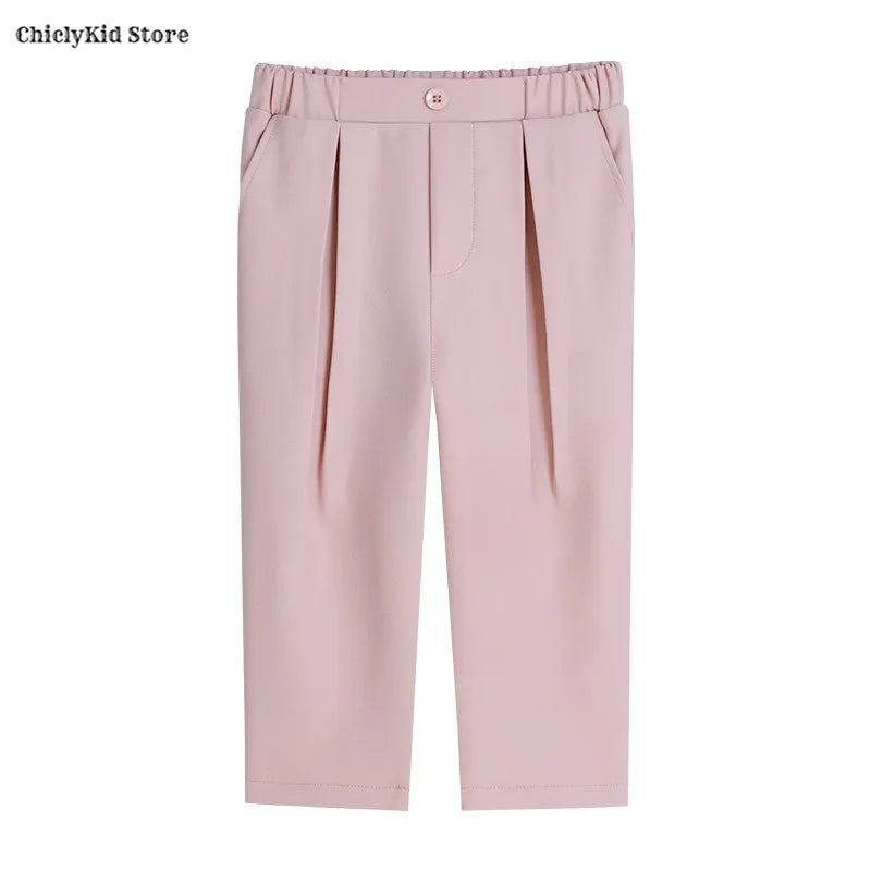 Boys Solid Double Breasted Blazer Jack Vest Pants Children Suit Waistcoat Wedding Clothes Sets Toddler Formal Dress Kids Tuxedos