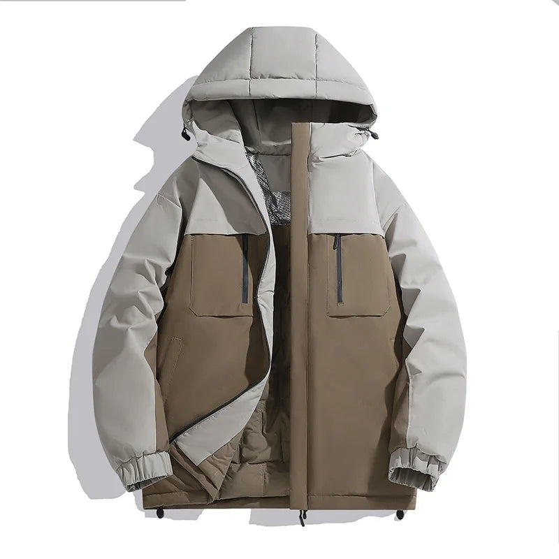 2025 New Winter Jacket Men Women Windproof Waterproof Jacket Outdoor Warm Parkas Coat Plus Size Men's Clothing Man Winter Jacket