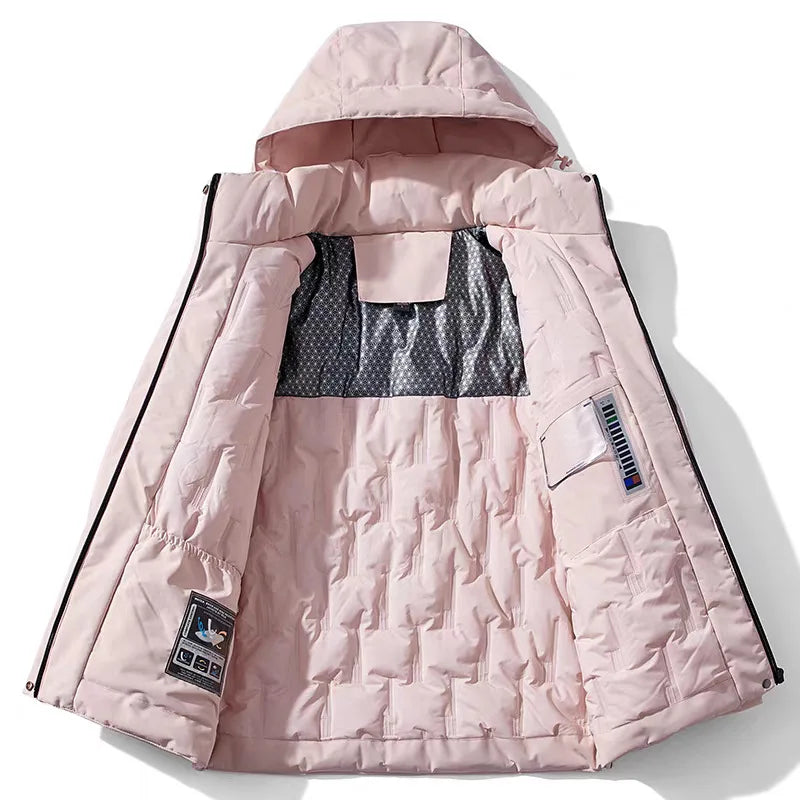 2025 New Winter Jacket Men Women Windproof Waterproof Jacket Outdoor Warm Parkas Coat Plus Size Men's Clothing Man Winter Jacket