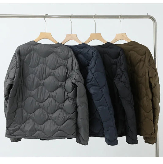 New Coats and Jackets Men's Lightweight Down Vest V-Neck Jacket Very Warm Winter Man Jacket Warm White Duck Down Man Windbreaker