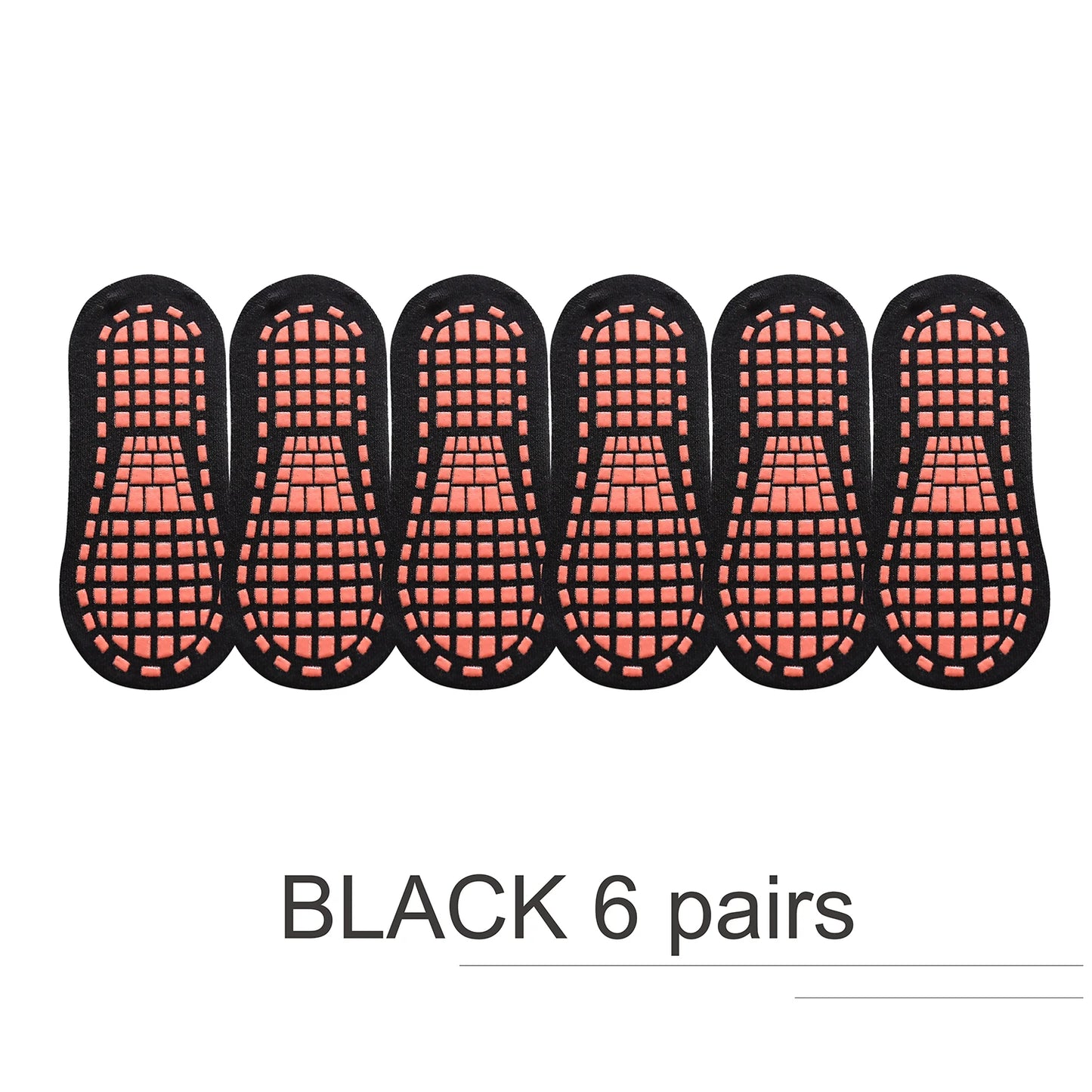 6/12 Pairs Kids Adults Anti-Slip Socks Parent-Child Trampoline Cotton Socks Elasticity Sports Boys Girls Outside Children Socks