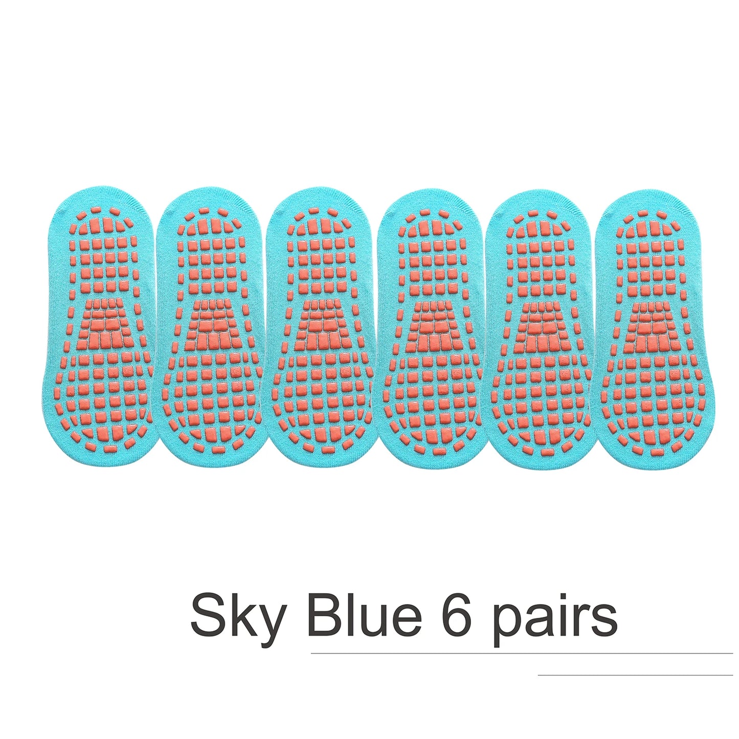 6/12 Pairs Kids Adults Anti-Slip Socks Parent-Child Trampoline Cotton Socks Elasticity Sports Boys Girls Outside Children Socks